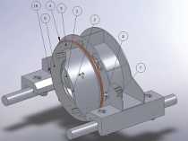 System for measuring the geometry and profile of shafts and rotors