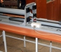 Precision measuring system for measuring the diameter, wall thickness and straightness of thin-walled pipes